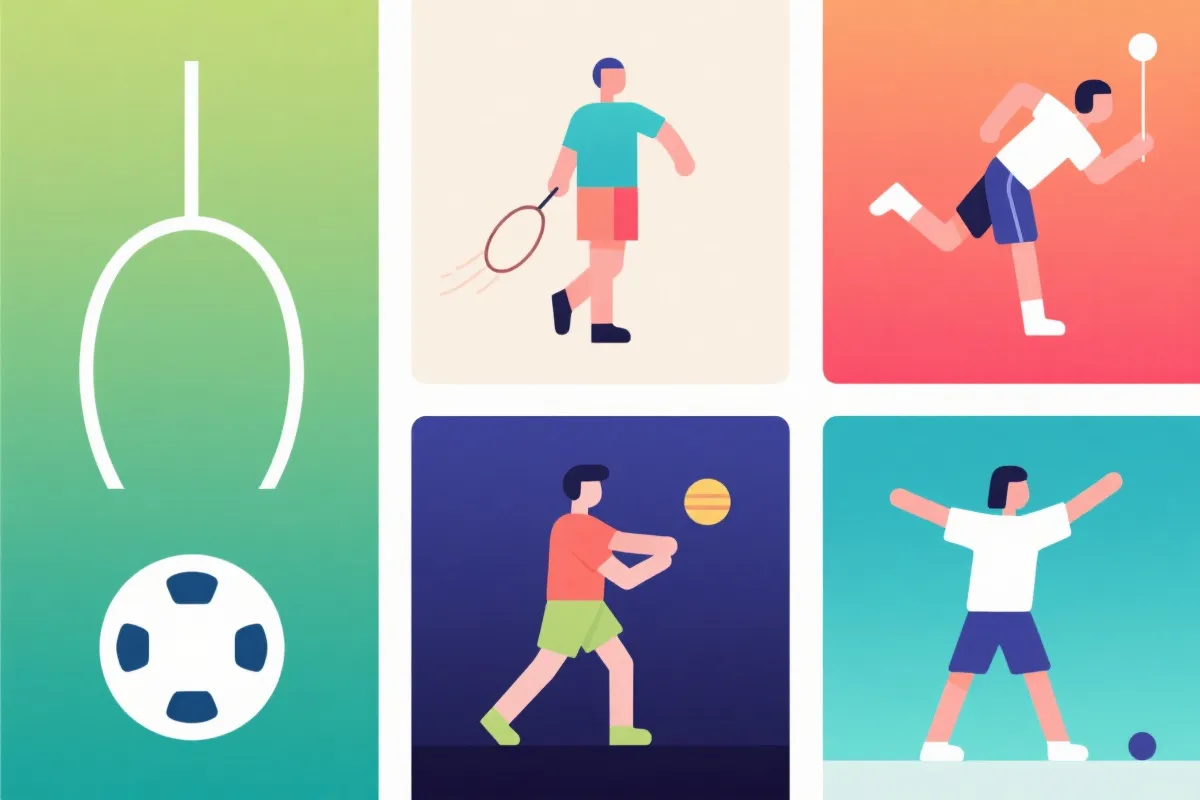 运动主题插画